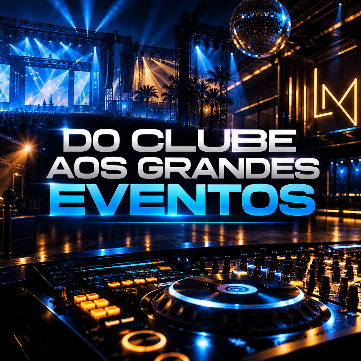 Do clube aos grandes eventos: diferentes pistas, a mesma energia